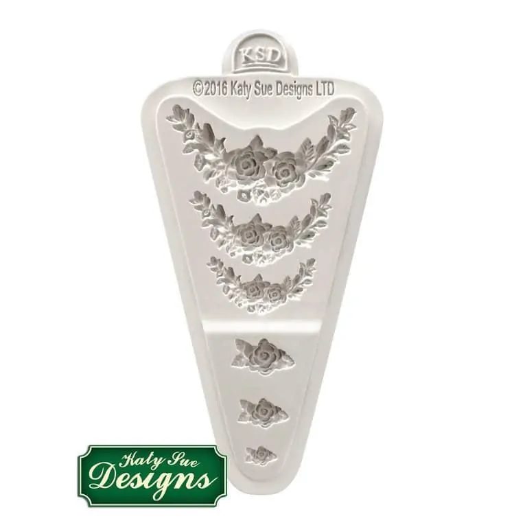 Katy sue designs - rose medley silicone mould bij cake, bake & love 4 Katy sue design - rose medley silicone mould (2)