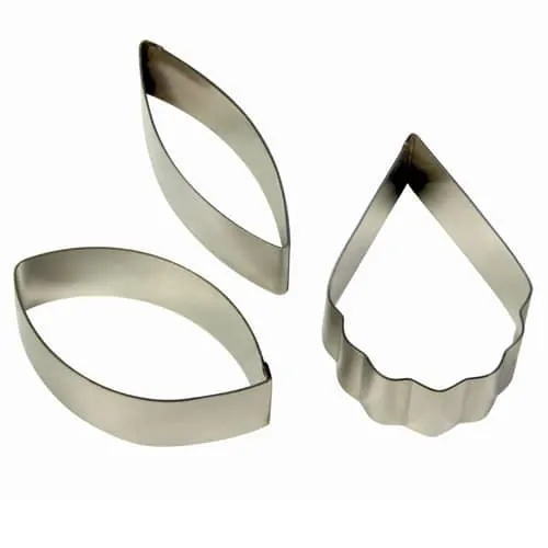 Pme cattleya orchid flower/petal cutter set/3 bij cake, bake & love 3 Pme cattleya orchid flower/petal cutter set/3