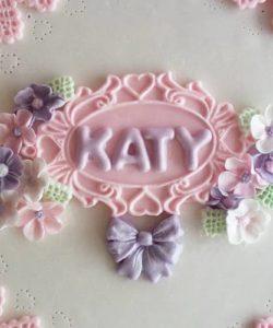 Katy Sue Design Decorative Plaque Oval hearts (2)