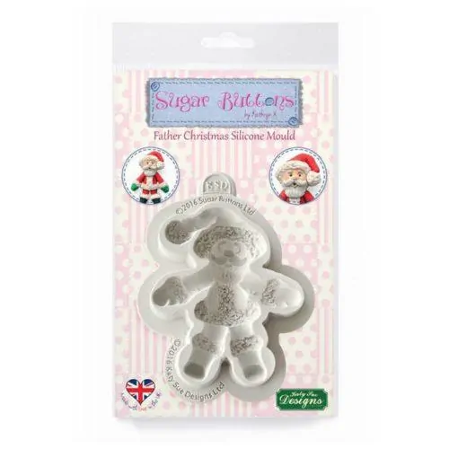 Katy sue sugar buttons - father christmas