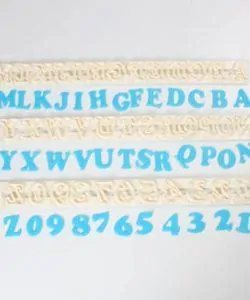 FMM Alphabet & Numbers Tappits Art Deco Upper Case