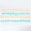 Fmm alphabet tappits art deco lower case bij cake, bake & love 1 Fmm alphabet tappits art deco lower case