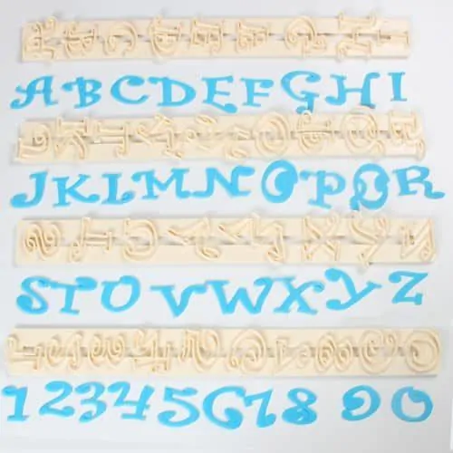 Fmm chunky funky alphabet & numbers set tappits