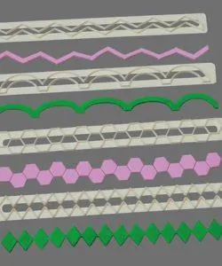 FMM Straight Frill Cutters no.5 (Geometric Edging) (2)