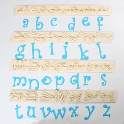 Fmm funky alphabet tappits lower case