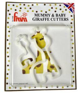 FMM Mummy & Baby Giraffe Cutter Set/2