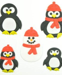 FMM Mummy and Baby Penguin Cutter Set/4 (2)