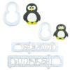Fmm mummy and baby penguin cutter set/4