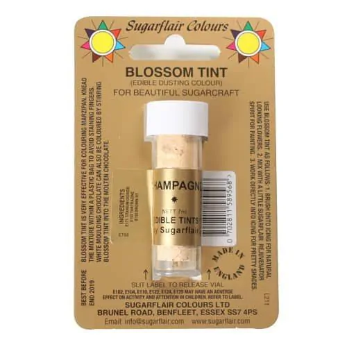 Sugarflair dusting colour champagne, 7ml