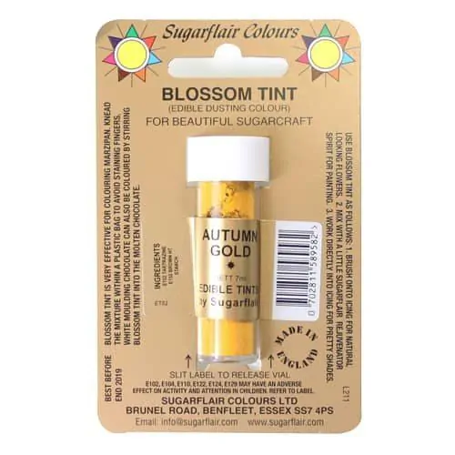 Sugarflair dusting colour autumn gold, 7ml