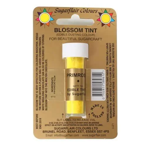 Sugarflair dusting colour primrose, 7ml