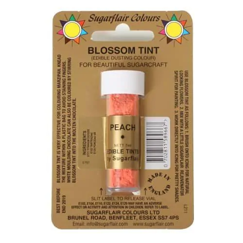 Sugarflair dusting colour peach, 7ml