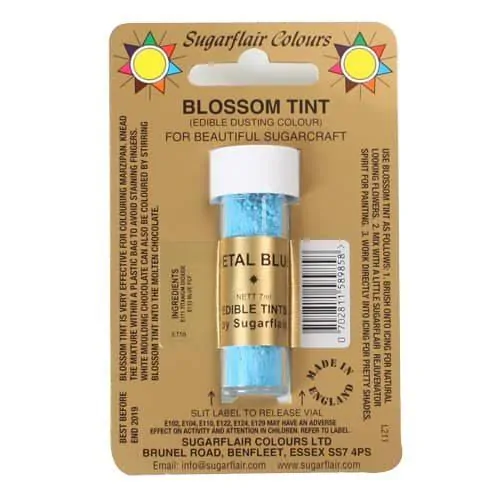 Sugarflair dusting colour petal blue, 7ml