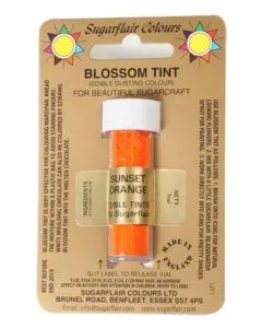 Sugarflair Dusting Colour SUNSET ORANGE, 7ml