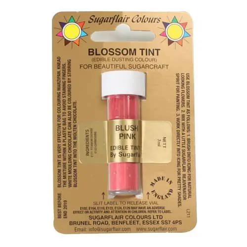 Sugarflair dusting colour blush pink, 7ml