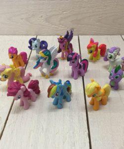 Plastic decoratieset My Little Pony 12 stuks