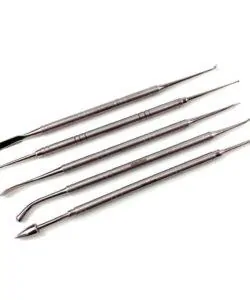 Dekofee Modelling Tool Set Stainless Steel pk/5