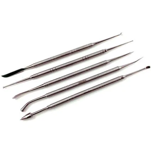 Dekofee modelling tool set stainless steel pk/5