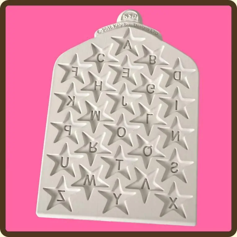 Katy sue designs - star alphabet bij cake, bake & love 3 Katy sue design star alphabet