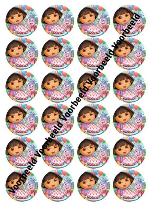 Dora 24 cupcakes