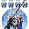 Eetbare taartprint frozen cast 1 - 18 cm rond rond + 8 cupcake rondjes bij cake, bake & love 1 Frozen cast 18 cm rond + 8 cupcakes