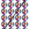 Eetbare cupcakeprint frozen elsa & anna 1 - 24 cupcake rondjes bij cake, bake & love 1 Frozen elsa & anna 1 24 cupcakes