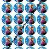 Eetbare cupcakeprint frozen elsa & anna 2 - 24 cupcake rondjes bij cake, bake & love 1 Frozen elsa & anna 2 24 cupcakes