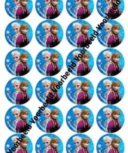Frozen Elsa & Anna 2 24 cupcakes