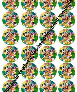 Mickey Mouse 24 cupcakes