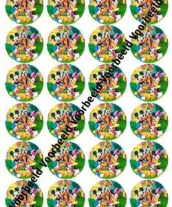 Mickey Mouse 24 cupcakes