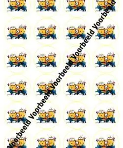 Minions 1 24 cupcakes