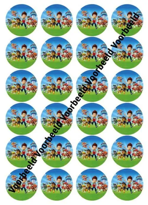 Pawpatrol 1 24 cupcakes