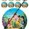 Eetbare taartprint tinkerbell - 18 cm rond rond + 8 cupcake rondjes bij cake, bake & love 2 Tinkerbell 18 cm rond + 8 cupcakes