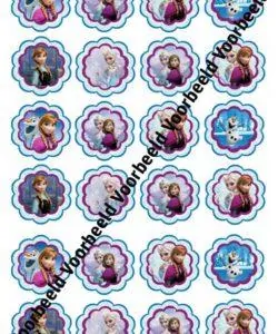 Frozen diversen 24 cupcakes