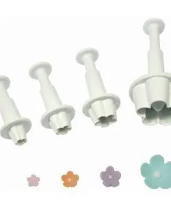 PME Flower Blossom Plunger Cutter set/4
