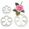 Pme 5 petal cutter set/3 large bij cake, bake & love 2 Pme 5 petal cutter set/3 large
