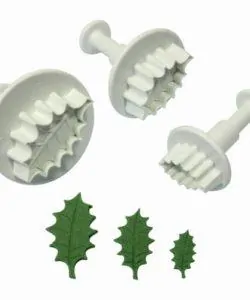 PME Holly Leaf Plunger Cutter Set/3