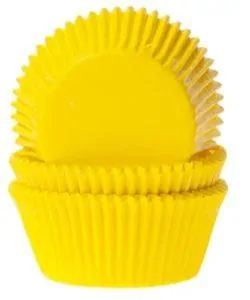 House of Marie Baking cups Geel pk/50