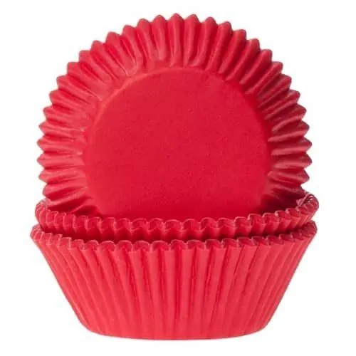 House of marie baking cups red velvet pk/50