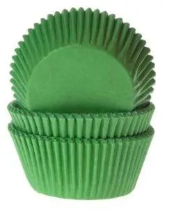 House of Marie Baking cups Gras Groen pk/50