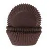 House of marie mini baking cups bruin pk/60 bij cake, bake & love 1 House of marie mini baking cups bruin pk/60