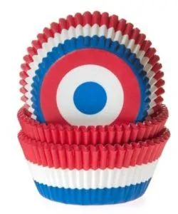 House of Marie Baking cups Nederlandse vlag pk/50