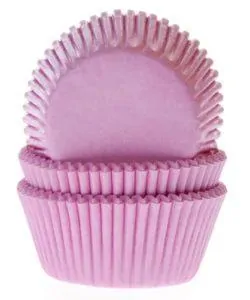 House of Marie Baking cups Licht Roze pk/50
