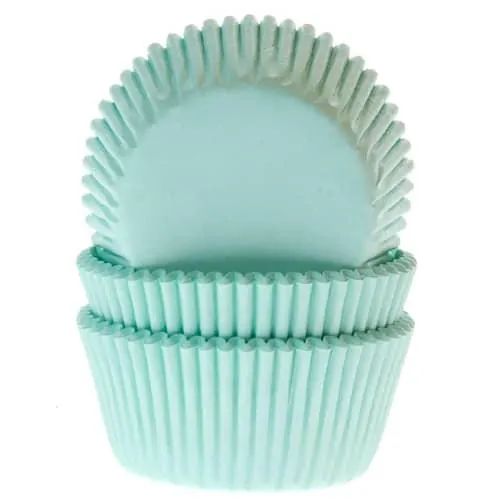 House of marie baking cups mint pk/50 bij cake, bake & love 3 House of marie baking cups mint pk/50