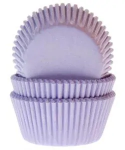 House of Marie Baking Cups Lila pk/50