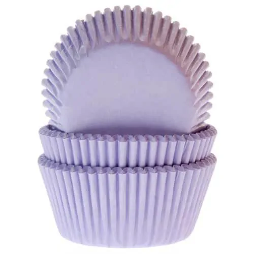 House of marie baking cups lila pk/50