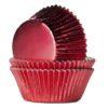 House of marie baking cups folie rood - pk/24