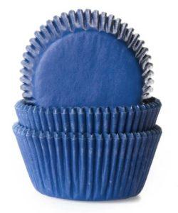 House of Marie Baking cups Jeans Blauw pk/50