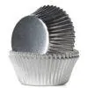 House of marie baking cups folie zilver pk/24