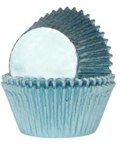 House of Marie Baking Cups Folie Baby Blauw pk/24